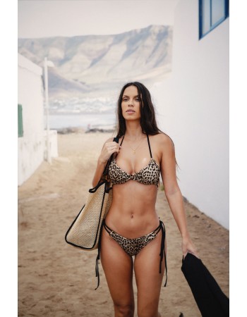 IAM Bikini - India 2325 - Bikini Top Maculato e Slip Brasiliana - Campagna IAM Bikini 2023 Lanzarote
