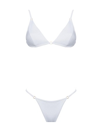 IAM Bikini 2023 - Asia Bianco 2304 - Top Bianco Slip Brasiliana Coordinato