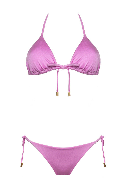 IAM Bikini 2024 Naia rosa Slip 4005 - rosa Triangolo e Slip brasiliana regolabile