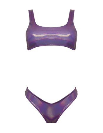 IAM Bikini 2024 Shelly Viola Slip 4026 Canotta e Slip brasiliana regolabile