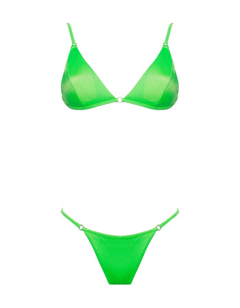 IAM Bikini 2024 Asia Verde 4002  - Top Triangolo Slip Brasiliana