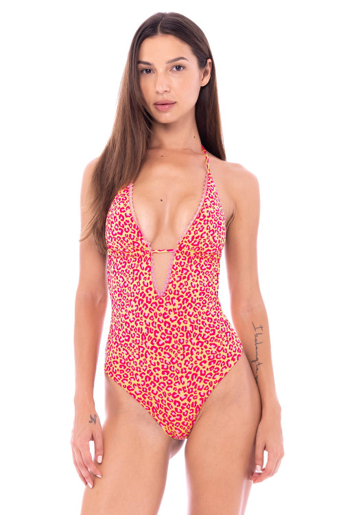 IAM Bikini 2024 Nixie 4049 costume da bagno intero animalier Indossato Triangolo e Slip normale