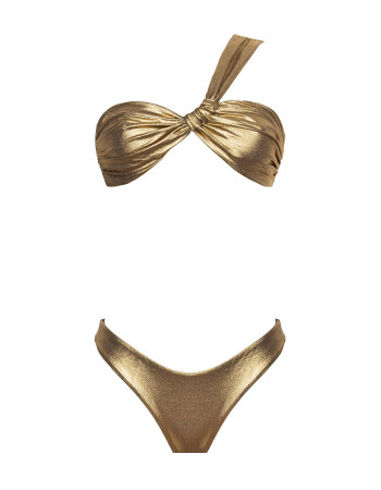 IAM Bikini 2024 Nina 5020 - Oro fascia e slip brasiliano